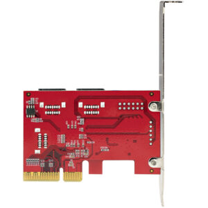StarTech.com Tarjeta PCIe SATA - Tarjeta Controladora PCI Express de 6 Puertos SATA - 6Gbps - con Bracket de Perfil Bajo - con Conectores SATA Apilados - ASM1166 sin RAID