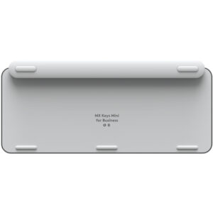 Logitech MX Keys Mini for Business teclado RF Wireless + Bluetooth QWERTY Nórdico Aluminio, Blanco