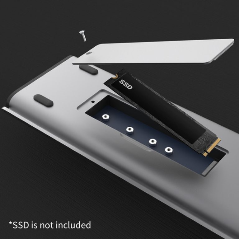 j5create JCD552-N Estación de acoplamiento de pantalla triple USB-C® con adaptador PD de 100 W - UE