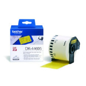 Brother DK-44605 Continuous Removable Yellow Paper Tape (62mm) Amarillo
