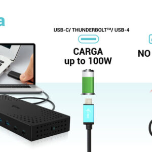 i-tec USB 3.0 / USB-C / Thunderbolt, 3x 4K Docking Station Gen 2 + Power Delivery 100W i-tec USB 3.0 / USB-C / Thunderbolt, 3x 4K Docking Station Gen 2 + Power Delivery 100W