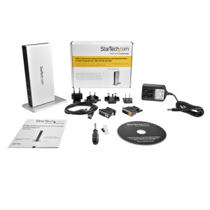 StarTech.com Docking Station USB 3.0 para Dos Monitores con DVI y Soporte Vertical StarTech.com Docking Station USB 3.0 para Dos Monitores con DVI y Soporte Vertical