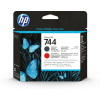 HP Cabezal de impresión DesignJet 744 negro mate/rojo cromático HP Cabezal de impresión DesignJet 744 negro mate/rojo cromático