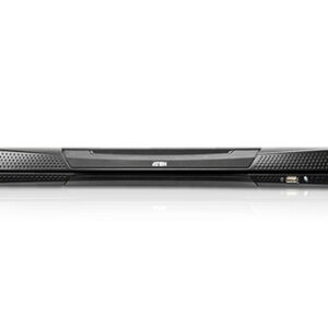 ATEN Consola LCD dual rail con switch KVM integrado multi-interfaz Cat 5 de 8 puertos
