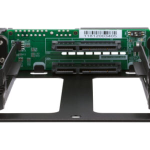 QNAP QDA-A2AR caja para disco duro externo Carcasa de disco duro/SSD Negro 2.5"