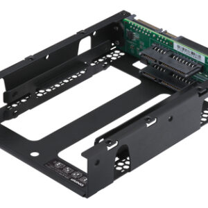 QNAP QDA-A2AR caja para disco duro externo Carcasa de disco duro/SSD Negro 2.5"