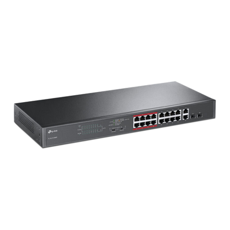 TP-Link TL-SL1218MP switch No administrado Gigabit Ethernet (10/100/1000) Energía sobre Ethernet (PoE) Negro TP-Link TL-SL1218MP switch No administrado Gigabit Ethernet (10/100/1000) Energía sobre Ethernet (PoE) Negro