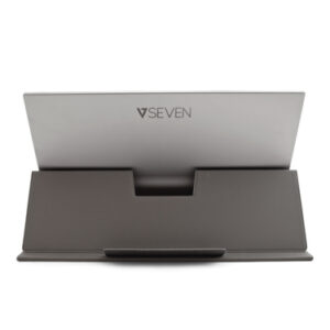 Reacondicionado | V7 Monitor de pantalla táctil portátil USB-C de 15,6", 1080p, HDMI, IPS, ultrafino, 10 puntos de contacto, tipo C, altavoz, 16:9