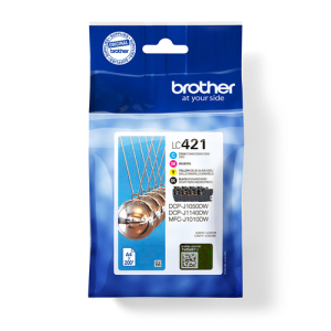 Brother LC421VALDR cartucho de tinta 1 pieza(s) Original Negro