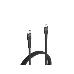 LINQ byELEMENTS LQ48031 cable de teléfono móvil Negro 2 m USB C Lightning