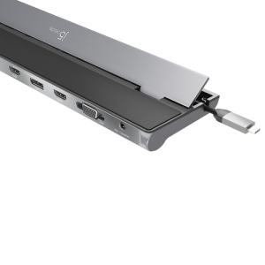 j5create JCD543P-FN Estación de acoplamiento de pantalla triple USB-C® con adaptador PD de 100 W - UK j5create JCD543P-FN Estación de acoplamiento de pantalla triple USB-C® con adaptador PD de 100 W - UK