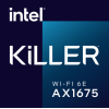 Intel Killer Wi-Fi 6E AX1675 Interno WLAN 2400 Mbit/s Intel Killer Wi-Fi 6E AX1675 Interno WLAN 2400 Mbit/s