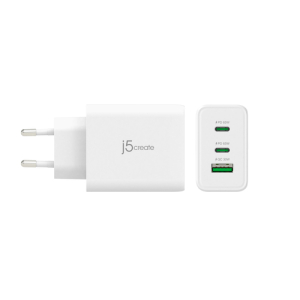j5create JUP3365E-EN Cargador USB-C® de 65W GaN de 3 puertos - UE j5create JUP3365E-EN Cargador USB-C® de 65W GaN de 3 puertos - UE