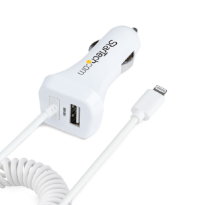 Cable de 1m Rizado Lightning 12W Blanco