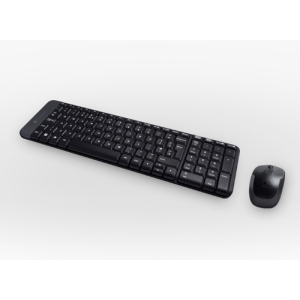 Reacondicionado | Logitech Wireless Combo MK220 teclado Ratón incluido USB Portugués Negro