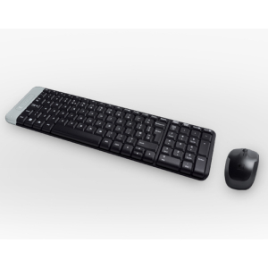 Reacondicionado | Logitech Wireless Combo MK220 teclado Ratón incluido USB Portugués Negro