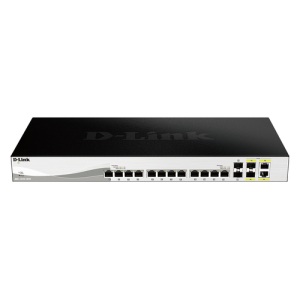 Alternative view of D-Link DXS-1210-16TC/E switch Gestionado L2 10G Ethernet (100/1000/10000) Gris