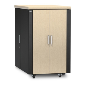 APC NetShelter CX 24U Rack o bastidor independiente Gris, Roble