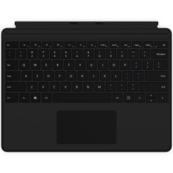Microsoft Surface Pro Keyboard - Teclado - con panel táctil - retroiluminación - español - negro - comercial - para Surface Pro 8