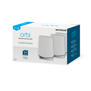 NETGEAR Orbi RBK753 AX4200 WiFi 6 Mesh System Tribanda (2,4 GHz/5 GHz/5 GHz) Wi-Fi 6 (802.11ax) Blanco 7 Interno NETGEAR Orbi RBK753 AX4200 WiFi 6 Mesh System Tribanda (2,4 GHz/5 GHz/5 GHz) Wi-Fi 6 (802.11ax) Blanco 7 Interno