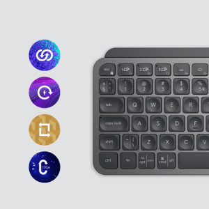 Logitech MX Keys Mini teclado RF Wireless + Bluetooth QWERTY Inglés Grafito