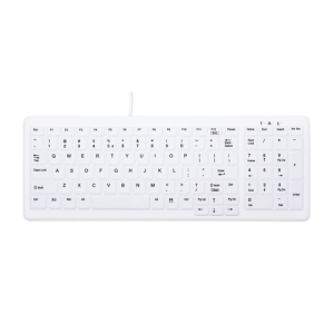 CHERRY AK-C7000 teclado USB QWERTY Inglés de EE. UU. Blanco