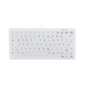 CHERRY AK-C4110 teclado USB AZERTY Francés Blanco