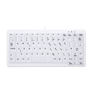 CHERRY AK-C4110 teclado USB QWERTY Inglés del Reino Unido Blanco
