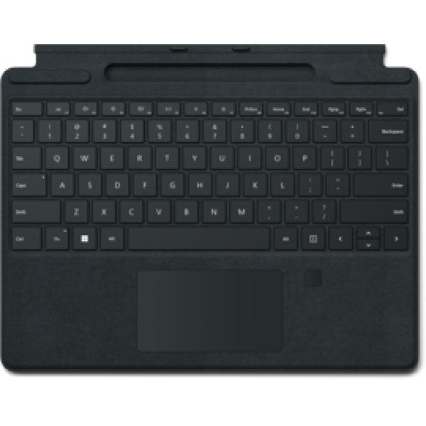 Microsoft Surface Pro Signature Keyboard with Fingerprint Reader - Teclado - con panel táctil