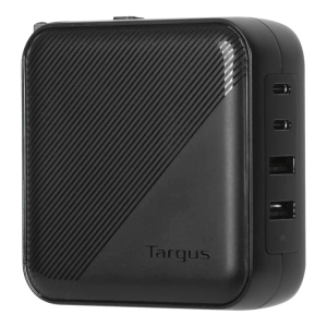 Targus - Adaptador de corriente - GaN - 100 vatios - PD - 4 conectores de salida (2 USB-C