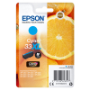 Epson 33XL - 8.9 ml - XL - cián - original - blíster - cartucho de tinta - para Expression Home XP-635