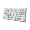 Trust 24907 teclado Bluetooth Portugués Plata