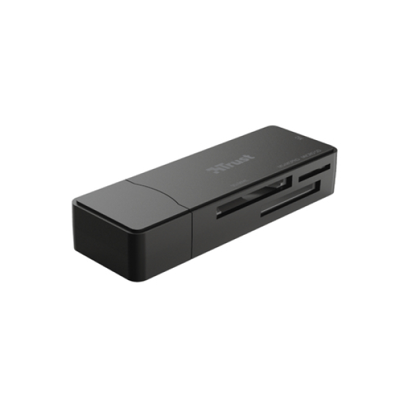 Trust NANGA lector de tarjeta USB 3.2 Gen 1 (3.1 Gen 1) Type-A Negro