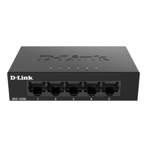 D-Link DGS-105GL/E switch No administrado Gigabit Ethernet (10/100/1000) Negro