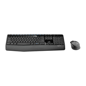 Logitech Wireless Combo MK345 teclado Ratón incluido RF inalámbrico Hebreo Negro