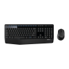Logitech Wireless Combo MK345 teclado Ratón incluido RF inalámbrico Hebreo Negro