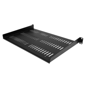 StarTech.com Estante Ventilado 1U para Armario Rack de Servidores - Bandeja Universal Voladiza para Montaje en Rack de 19" - Capacidad de 25kg - de 12" (30,5cm) de Profundidad 5cm) de Profundidad