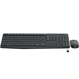 Logitech MK235 - Juego de teclado y ratón - inalámbrico - 2.4 GHz - checo