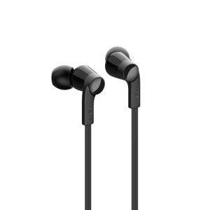 Belkin ROCKSTAR Auriculares Alámbrico Dentro de oído Llamadas/Música USB Tipo C Negro