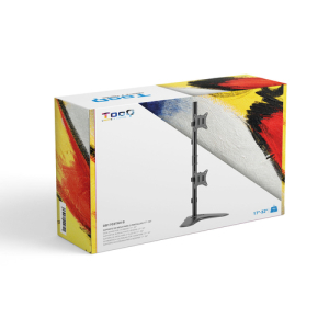 TooQ DB1703TNV-B soporte para monitor 81,3 cm (32") Negro Escritorio