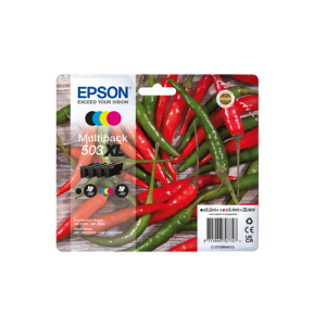 Epson 503XL cartucho de tinta 4 pieza(s) Original Alto rendimiento (XL) Negro