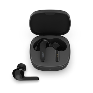Belkin SOUNDFORM Flow Auriculares Inalámbrico Dentro de oído Llamadas/Música USB Tipo C Bluetooth Negro