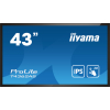 iiyama T4362AS-B1 pantalla de señalización Panel plano interactivo 108 cm (42.5") IPS 500 cd / m² 4K Ultra HD Negro Pantalla táctil Procesador incorporado Android 8.0 24/7 iiyama T4362AS-B1 pantalla de señalización Panel plano interactivo 108 cm (42.5") IPS 500 cd / m² 4K Ultra HD Negro Pantalla táctil Procesador incorporado Android 8.0 24/7