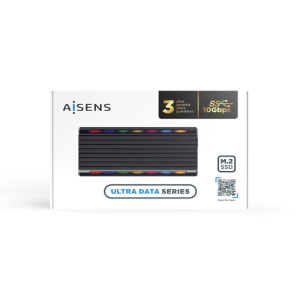 AISENS Caja Externa M.2 RGB Gaming ASM2-RGB012B SATA/NVMe A USB3.1 Gen2, Negra AISENS Caja Externa M.2 RGB Gaming ASM2-RGB012B SATA/NVMe A USB3.1 Gen2, Negra