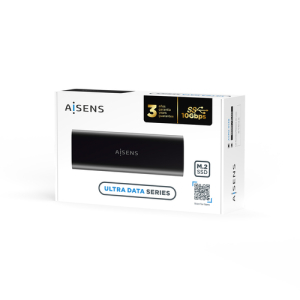 AISENS Caja Externa M.2 (NGFF) ASM2-014B SATA/NVMe A USB3.1 Gen2, Negro