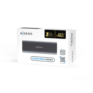 AISENS ASM2-015GR caja para disco duro externo Caja externa para unidad de estado sólido (SSD) Gris M.2
