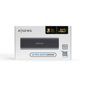 AISENS ASM2-015GR caja para disco duro externo Caja externa para unidad de estado sólido (SSD) Gris M.2