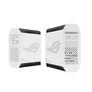 ASUS ROG Rapture GT6 (W-2-PK) Tribanda (2,4 GHz/5 GHz/5 GHz) Wi-Fi 6 (802.11ax) Blanco 4 Interno ASUS ROG Rapture GT6 (W-2-PK) Tribanda (2,4 GHz/5 GHz/5 GHz) Wi-Fi 6 (802.11ax) Blanco 4 Interno