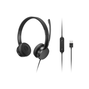 Lenovo 4XD1K18260 auricular y casco Auriculares Alámbrico Diadema Música/uso diario USB tipo A Negro