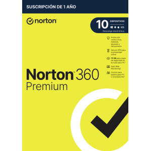 NortonLifeLock 360 Premium Español Licencia básica 1 licencia(s) 1 año(s)